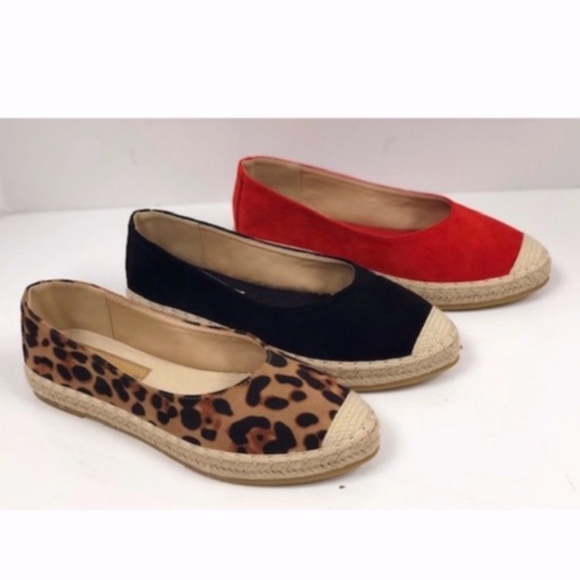 WILLOW Leopard Print Flats - Picture 4 of 8